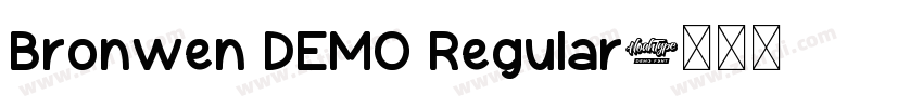 Bronwen DEMO Regular字体转换
